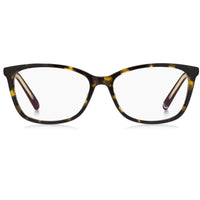 Tommy Hilfiger Women's Eyeglasses - Havana Square Full-Rim Acetate Frame | TH 1965 86 ,