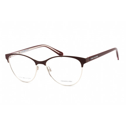 Tommy Hilfiger Women's Eyeglasses - Matte Burgundy Palladium Frame | TH 1886 0LYG 00 ,
