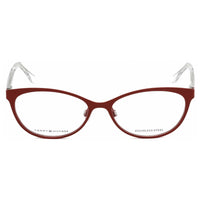 Tommy Hilfiger Women's Eyeglasses - Red Cat-Eye Full-Rim Metal Frame | TH 1554 0C9A 00 ,