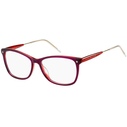 Tommy Hilfiger Women's Eyeglasses - Red Fuchs Square Full-Rim Frame | TH 1633 0OYA ,