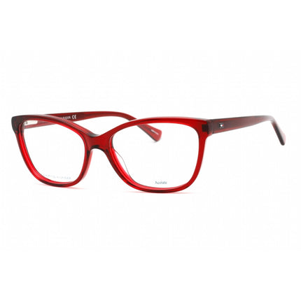 Tommy Hilfiger Women's Eyeglasses - Red Plastic Rectangular Frame | Th 1531 0C9A 00 ,