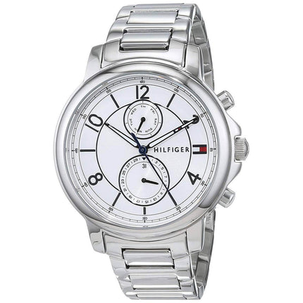 Tommy Hilfiger Women's Quartz Watch - Claudia White Dial Steel Bracelet | 1781819 ,