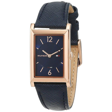 Tommy Hilfiger Women's Quartz Watch - Josie Blue Dial Leather Strap | 1781839 ,