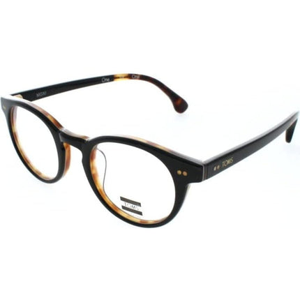 Toms Men's Eyeglasses - Black Honey/Tort Round Full-Rim Frame | TOMS MOXI 10005500 ,