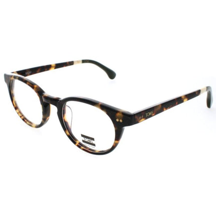 Toms Men's Eyeglasses - Blonde Tort/Olive Round Full-Rim Frame | TOMS MOXI 10005501 ,