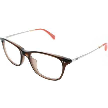 Toms Unisex Eyeglasses - Ash Crystal/Carnation Pink Frame | TOMS JENKINS 10002193 ,