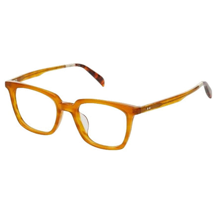 Toms Unisex Eyeglasses - Butterscotch/Blue Light Square Frame | TOMS ABBOTT 10013711 ,
