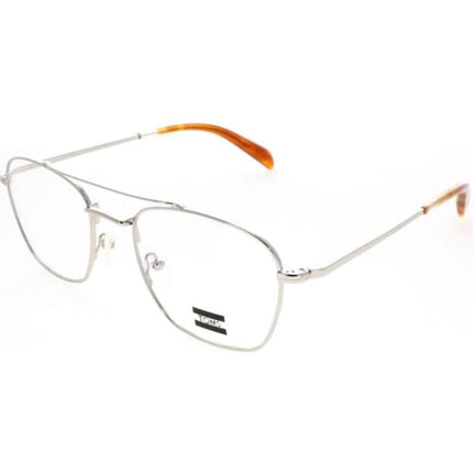 Toms Unisex Eyeglasses - Full Rim Shiny Silver/Honey Tortoise | TOMS SUTTON 10015382 ,