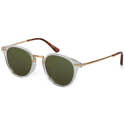 Toms Unisex Sunglasses - Green Lens Crystal/Gold Frame | TOMS BELLINI 201 10014813 ,