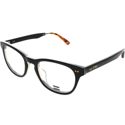 Toms Women's Eyeglasses - Black Grey Grain/Whiskey Tort Frame | TOMS ISA 10008650 ,