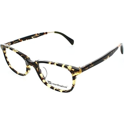 Toms Women's Eyeglasses - Eco Havana Tort/Dk Green Square Frame | TOMS ANNA 10014551 ,