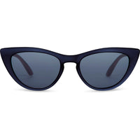 Toms Women's Sunglasses - Solid Light Blue Lens Cat Eye | TOMS TRAVELER IVY 10014023 ,