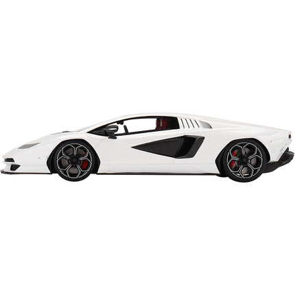 Top Speed 1/18 Model Car - Lamborghini Countach LPI 800-4 Bianco Siderale White ,