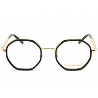 Tory Burch Women's Eyeglasses - Black/Gold Geometric Metal Full Rim | 0TY1075 3327 ,