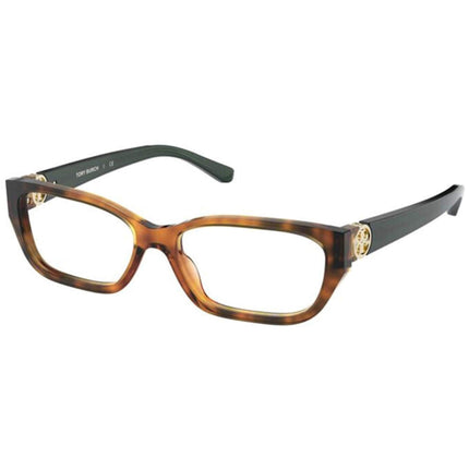 Tory Burch Women's Eyeglasses - Bourbon Rectangular Frame | TORY BURCH 0TY2102 1793 ,