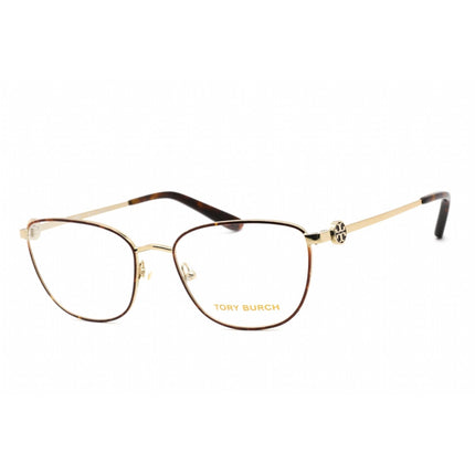 Tory Burch Women's Eyeglasses - Cat Eye Dark Tortoise/Gold Metal Frame | 0TY1067 3279 ,