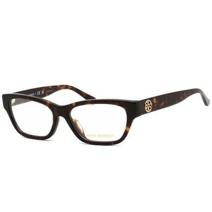 Tory Burch Women's Eyeglasses - Dark Havana Frame Clear Demo Lens | 0TY2097UM 1728 ,