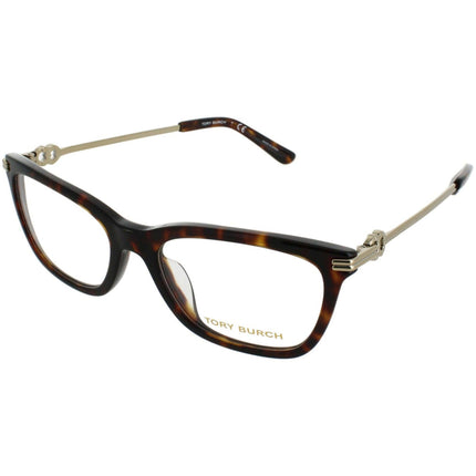 Tory Burch Women's Eyeglasses - Dark Tortoise Plastic Cat Eye Frame | 0TY2117U 1728 ,