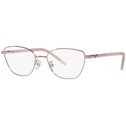 Tory Burch Women's Eyeglasses - Rose Gold Metal Cat Eye Frame Demo Lens | 1074 3317 ,
