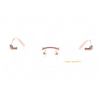 Tory Burch Women's Eyeglasses - Round Shape Shiny Brown/Gold Metal Frame | TY1059 3267 ,