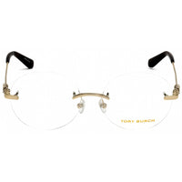 Tory Burch Women's Eyeglasses - Round Shape Shiny Light Gold Metal Frame | TY1059 3265 ,
