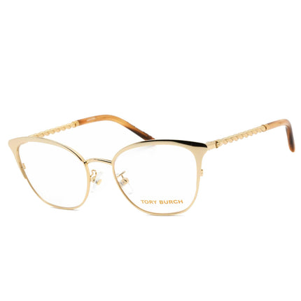 Tory Burch Women's Eyeglasses - Shiny Gold Cat Eye Frame Demo Lens | 0TY1076 3343 ,