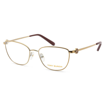 Tory Burch Women's Eyeglasses - Shiny Gold Metal Cat-Eye Full-Rim Frame | TY1067 3297 ,
