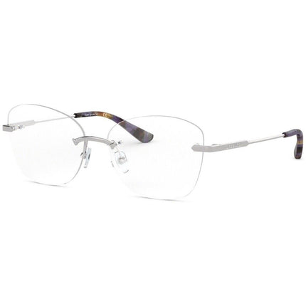 Tory Burch Women's Eyeglasses - Silver Square Rimless Frame | TORY BURCH 0TY1058 3161 ,