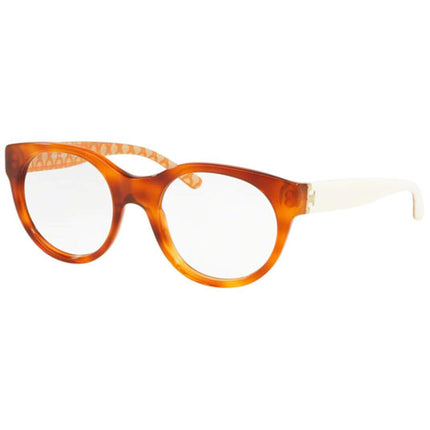 Tory Burch Women's Eyeglasses - Solid Tort Round Frame | TORY BURCH 0TY2085 1736 ,