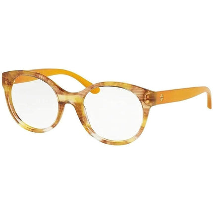 Tory Burch Women's Eyeglasses - Yellow Horn Round Frame | TORY BURCH 0TY2086 1745 ,