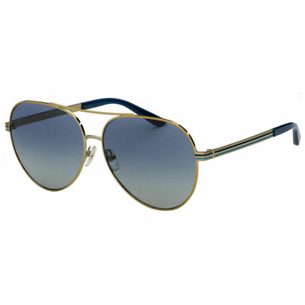 Tory Burch Women's Sunglasses - Gold Tone Frame Blue Plastic Lens | TY6078-32931462 ,