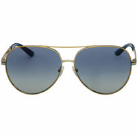 Tory Burch Women's Sunglasses - Gold Tone Frame Blue Plastic Lens | TY6078-32931462 ,