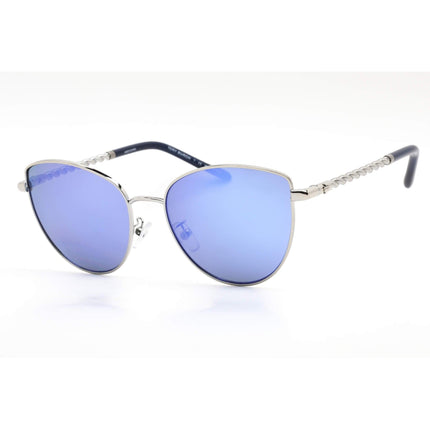 Tory Burch Women's Sunglasses - Metal Cat Eye Frame Blue Mirror Lens | 0TY6091 333122 ,