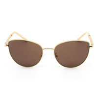 Tory Burch Women's Sunglasses - Rose Gold Cat Eye Frame Brown Lens | 0TY6091 332673 ,