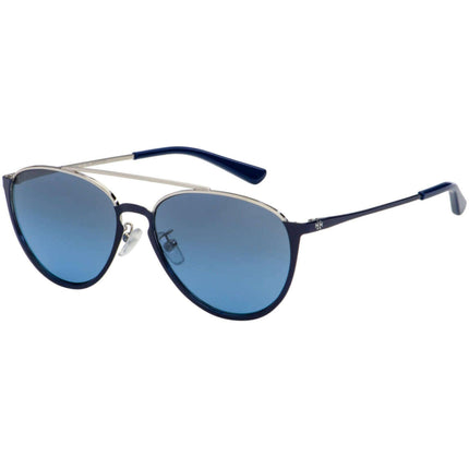 Tory Burch Women's Sunglasses - Shiny Silver/Navy Frame | TORY BURCH 0TY6075 32848F ,