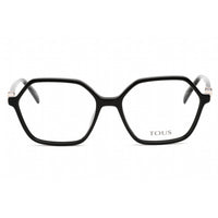 Tous Men's Eyeglasses - Full Rim Shiny Black Plastic Rectangular Frame | VTOB31 0700 ,