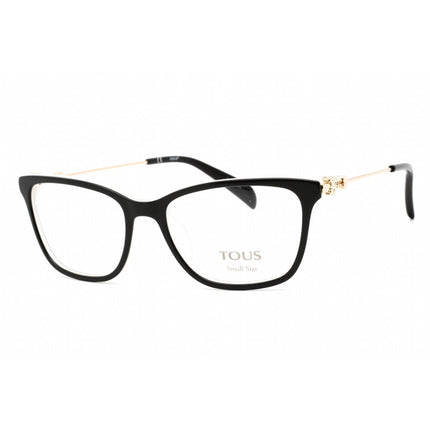 Tous Women's Eyeglasses - Full Rim Black White Rectangular Shape Frame | VTOB34L 06X1 ,