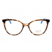 Tous Women's Eyeglasses - Full Rim Brown Fantasy Plastic Cat Eye Frame | VTOB35L 0XAP ,