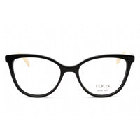 Tous Women's Eyeglasses - Full Rim Shiny Black Rectangular Shape Frame | VTOB35L 0700 ,