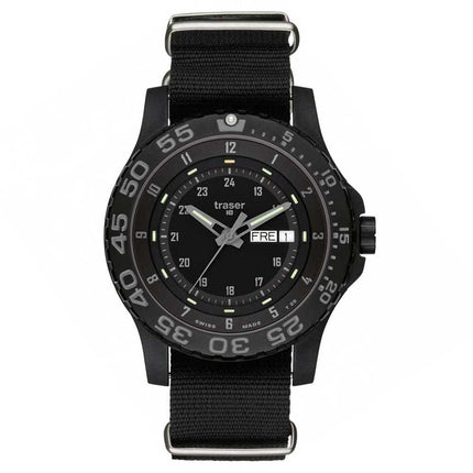 Traser P6600.41F.C3.01 Men's Shadow Tactical Black Resin Nylon Strap Watch ,