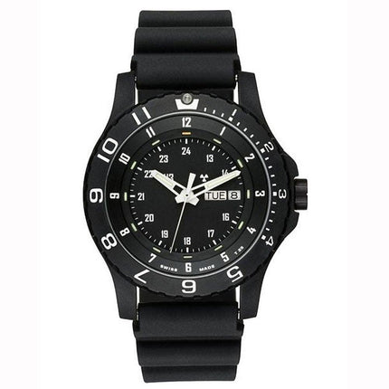 Traser P6600.91F.13.01 Men's Titanium Black Dial Rubber Strap Dive Watch ,