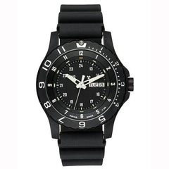 Traser P6600.91F.13.01 Men's Titanium Black Dial Rubber Strap Dive Watch