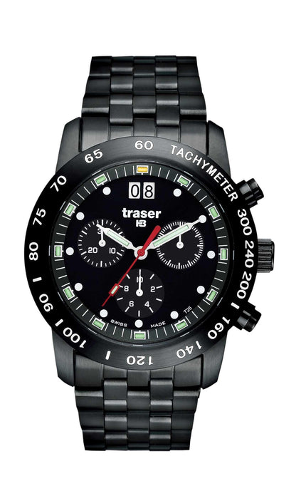 Traser T 4004 Men's Chronograph Classic Big Date Pro Watch ,
