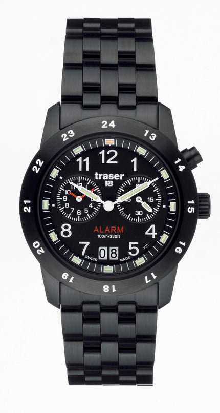 Traser T 4004 Men's Classic Alarm Big Date Pro Watch ,