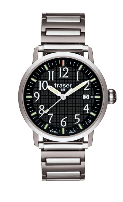 Traser T 4102 Men's Classic Basic Black Watch ,