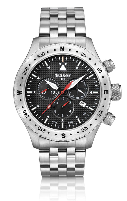Traser T 5302 Men's Aviator Jungmann Steel Watch ,