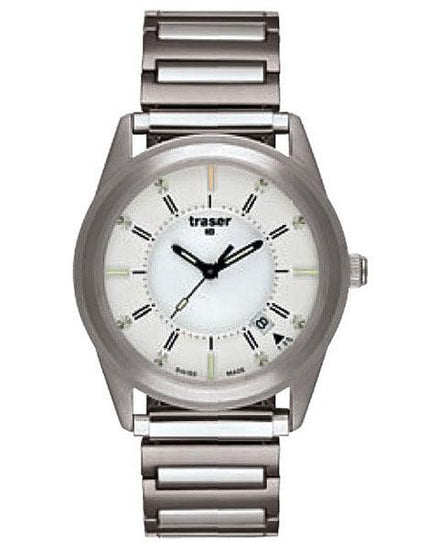 Traser T4302.24C.E3A.08 Men's Classic Translucent SS Silver Dial Watch ,