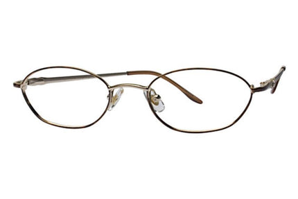 Tres Jolie Women's Eyeglasses - Cashmere Brown Frame Demo Lens | 116-219-50-18-135 ,