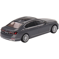 True Scale Miniatures 1/64 Model Car - BMW 750Li xDrive Bernina Gray Amber Effect ,