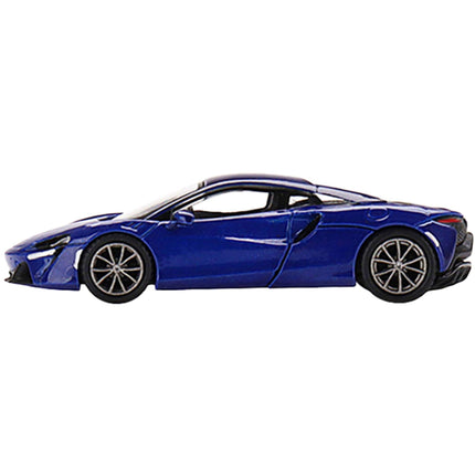 True Scale Miniatures 1/64 Scale Model Car - McLaren Artura Volcano Blue Metallic ,